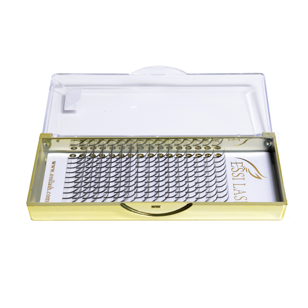 Wholesale 5D Short Stem Long Stem C CC D DD Curl 0.07 0.10 Eyelash Extensions Custom Packaging 